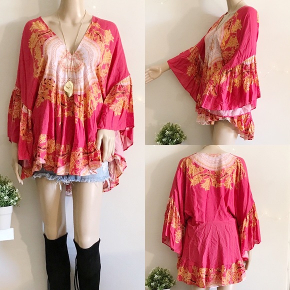 SOLD NWOT Free People Sunset Dreams Tunic (S) - Picture 2 of 6